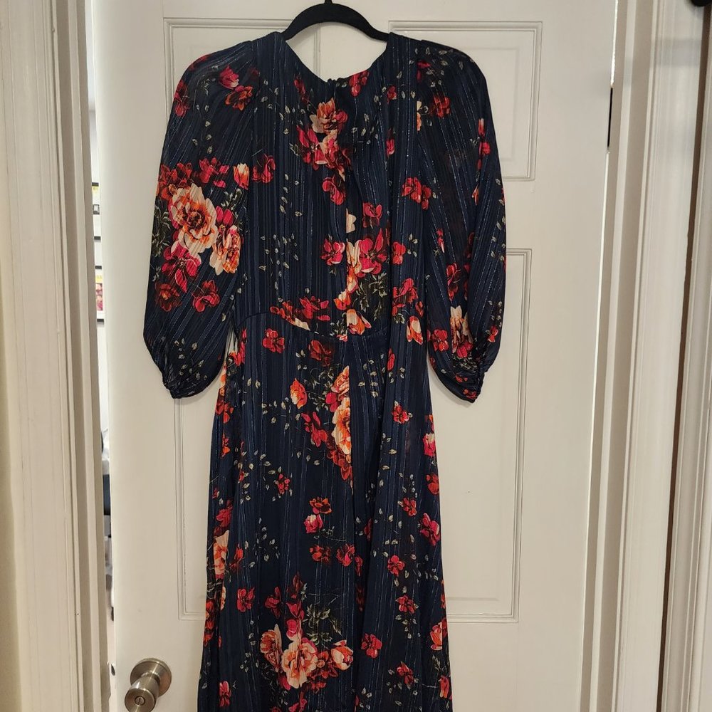 DKNY Floral Faux Wrap Dress - Picture 4 of 7